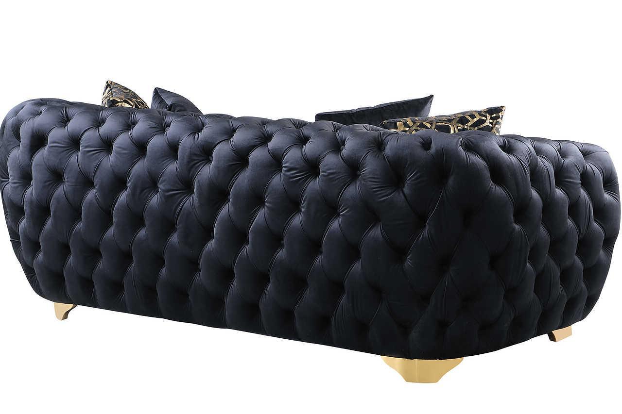 S2004 Mila (Black) (Chair) - Ella Furniture