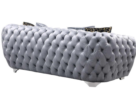 S2004 Mila (Grey) (Chair) - Ella Furniture