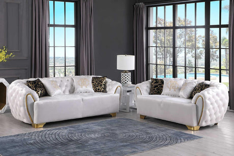 S2004 Mila (White) (Chair) - Ella Furniture