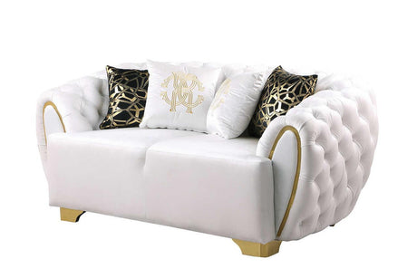 S2004 Mila (White) (Chair) - Ella Furniture