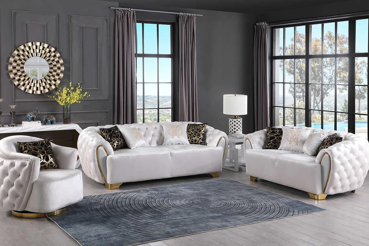 S2004 Mila (White) - Ella Furniture