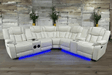 S2021 Lucky Charm Sectional (White) - Ella Furniture