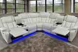 S2021 Lucky Charm Sectional (White) - Ella Furniture