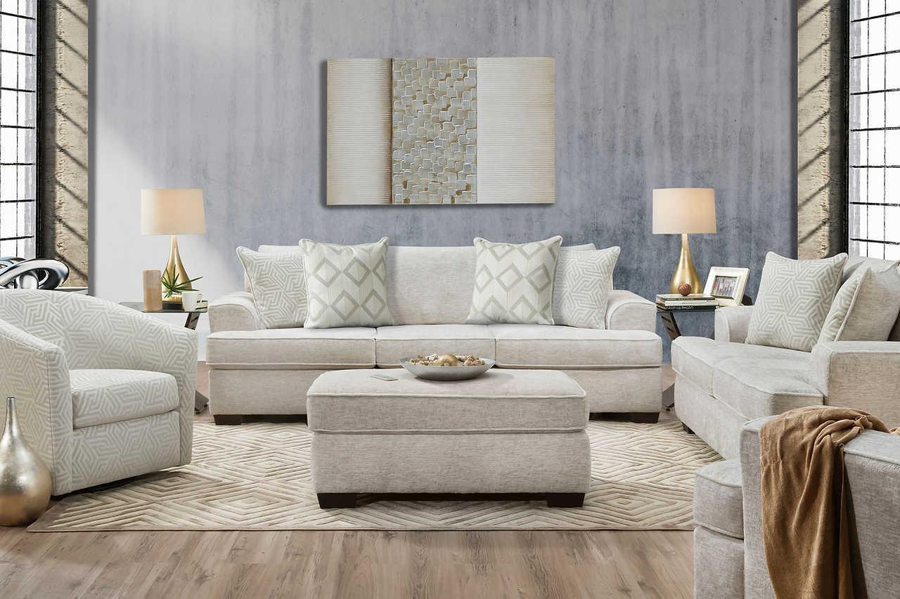 S2580 Ritzy Cream (Chair) - Ella Furniture
