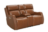 S2991 Victor (Pwr/leater) (3Pcs Power Reclining Sofa, Loveseat And Recliner) - Ella Furniture