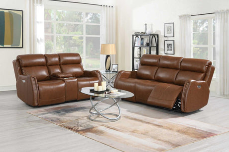 S2991 Victor (Pwr/leater) (3Pcs Power Reclining Sofa, Loveseat And Recliner) - Ella Furniture
