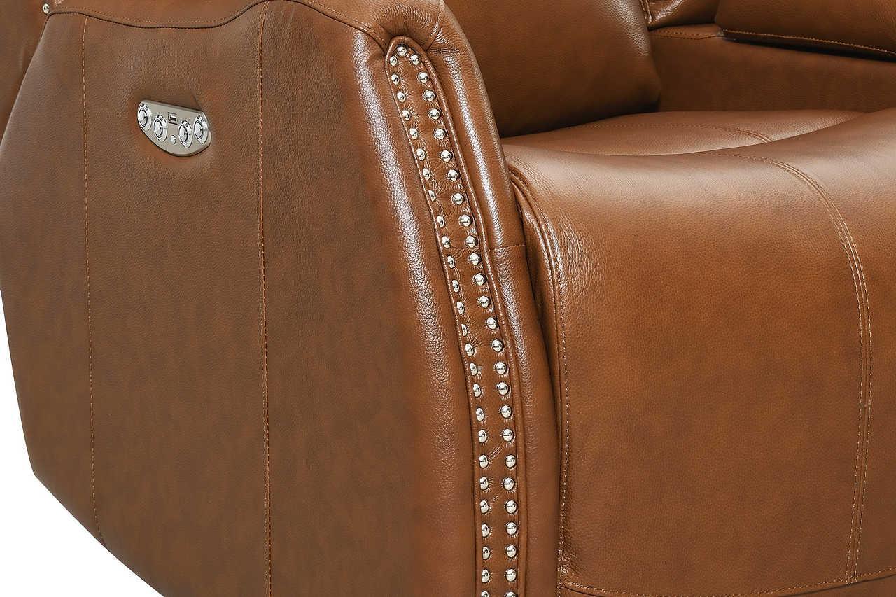 S2991 Victor (Pwr/leater) (3Pcs Power Reclining Sofa, Loveseat And Recliner) - Ella Furniture