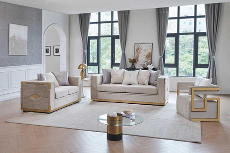 S3040 Juliet (Cream) (Chair) - Ella Furniture