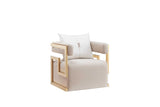S3040 Juliet (Cream) (Chair) - Ella Furniture