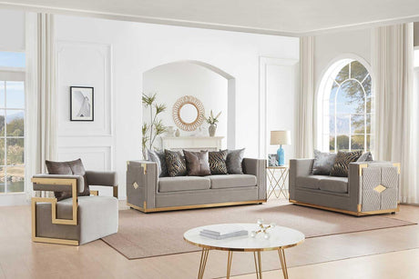 S3040 Juliet (Taupe) (Chair) - Ella Furniture