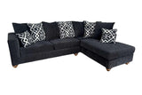 S305 Graphite Sectional - Ella Furniture