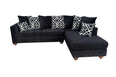 S305 Graphite Sectional - Ella Furniture