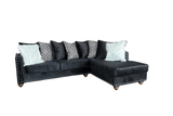 S315 Black Sectional - Ella Furniture