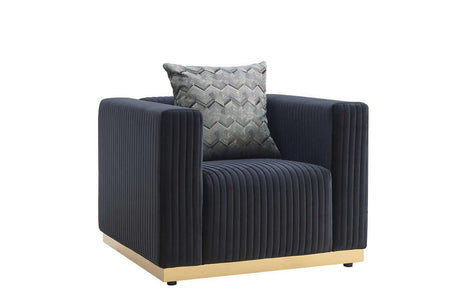 S3168 Alisha (Black) (Chair) - Ella Furniture