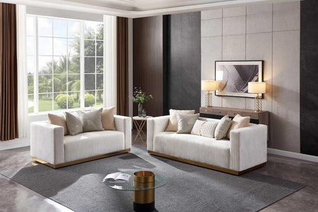 S3168 Alisha (Ivory) (Chair) - Ella Furniture