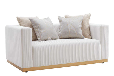 S3168 Alisha (Ivory) (Chair) - Ella Furniture