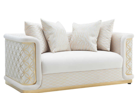 S3390 Riya (Cream) (Chair) - Ella Furniture