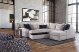 S3590 Willett Stone Sectional - Ella Furniture