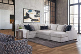 S3590 Willett Stone Sectional - Ella Furniture