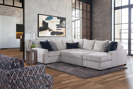 S3590 Willett Stone Sectional - Ella Furniture