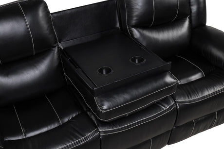 Carter Black - 3Pc Reclining Set - Ella Furniture