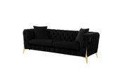 Star Black 2-Piece Living Room Set