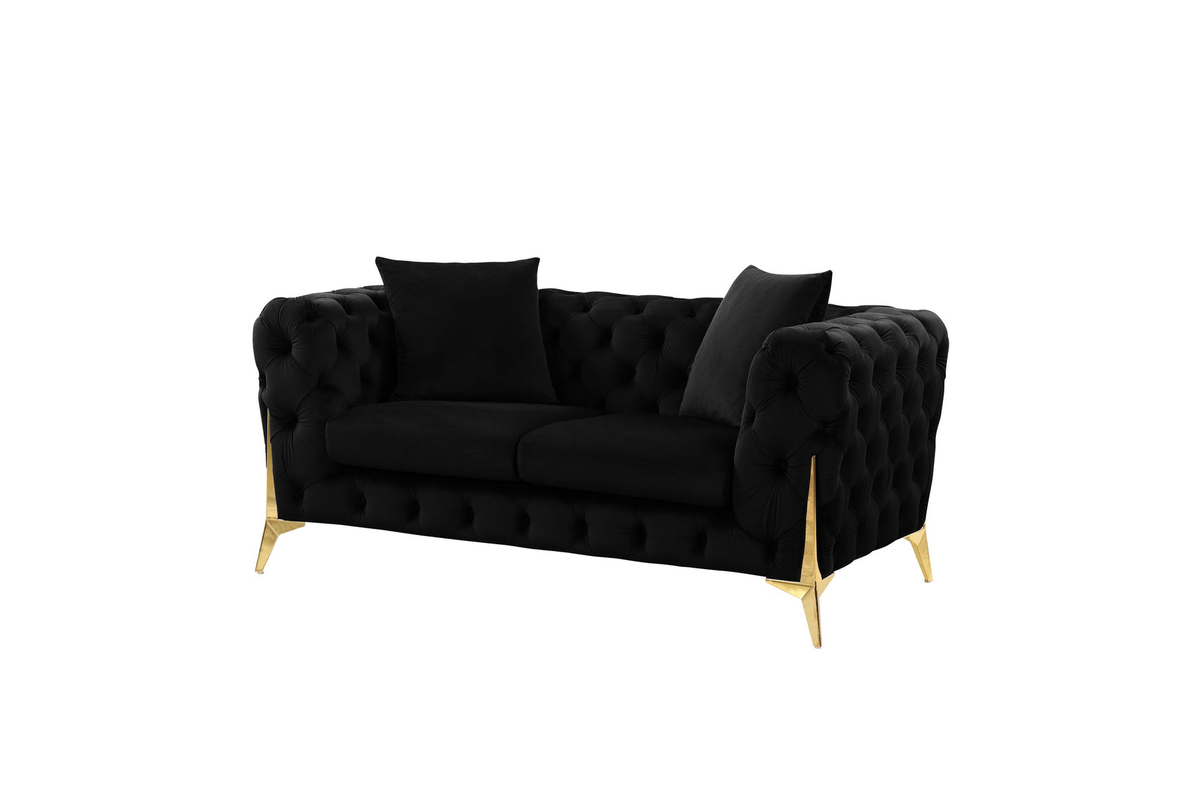 Star Black 2-Piece Living Room Set