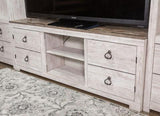 W267-168 TV Stand 72"L or TV Stand w Fireplace