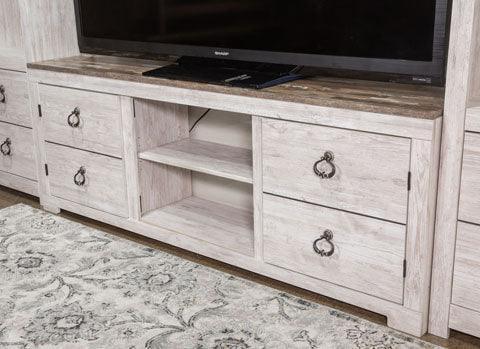 W267-168 TV Stand 72"L or TV Stand w Fireplace