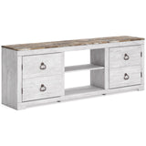W267-168 TV Stand 72"L or TV Stand w Fireplace