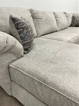Brentwood Oatmeal Linen Chenille Sectional