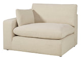 Linen Modern Contemporary Solid Wood Feather Fiber Blend High Quality Oversized Sectional - Ella Furniture