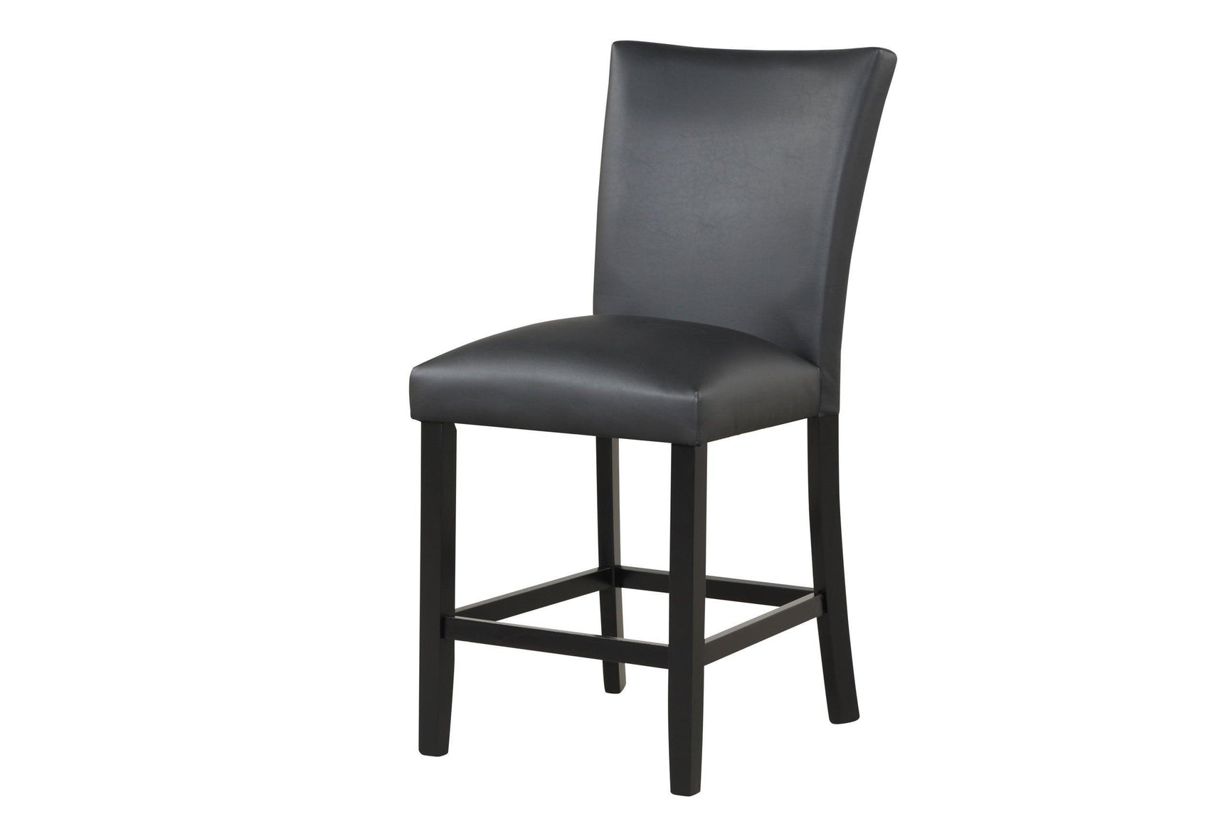 Dior Oynx Black Marble Top And Faux Leather Dining Room Set - Ella Furniture