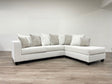 Hollywood Stone Modern Contemporary Solid Wood Thick Fabric Chenille Upholstered Sectional - Ella Furniture