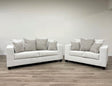 Stone Modern Contemporary Solid Wood Thick Fabric Upholstered Sofa & Loveseat - Ella Furniture