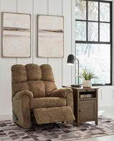 Rocker Brindle Modern Contemporary Solid Wood Metal Fabric Polyester Recliner - Ella Furniture