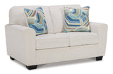 Ashley Snow Modern Contemporary Solid Wood Fabric Upholstered Sofa & Loveseat - Ella Furniture