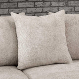 Sand Gray Modern Contemporary Solid Wood Neutral Fabric Upholstered Oversized Sectional - Ella Furniture
