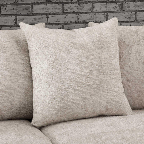 Sand Gray Modern Contemporary Solid Wood Neutral Fabric Upholstered Oversized Sectional - Ella Furniture