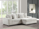 Sunday Beige 2Pc Sectional - Ella Furniture