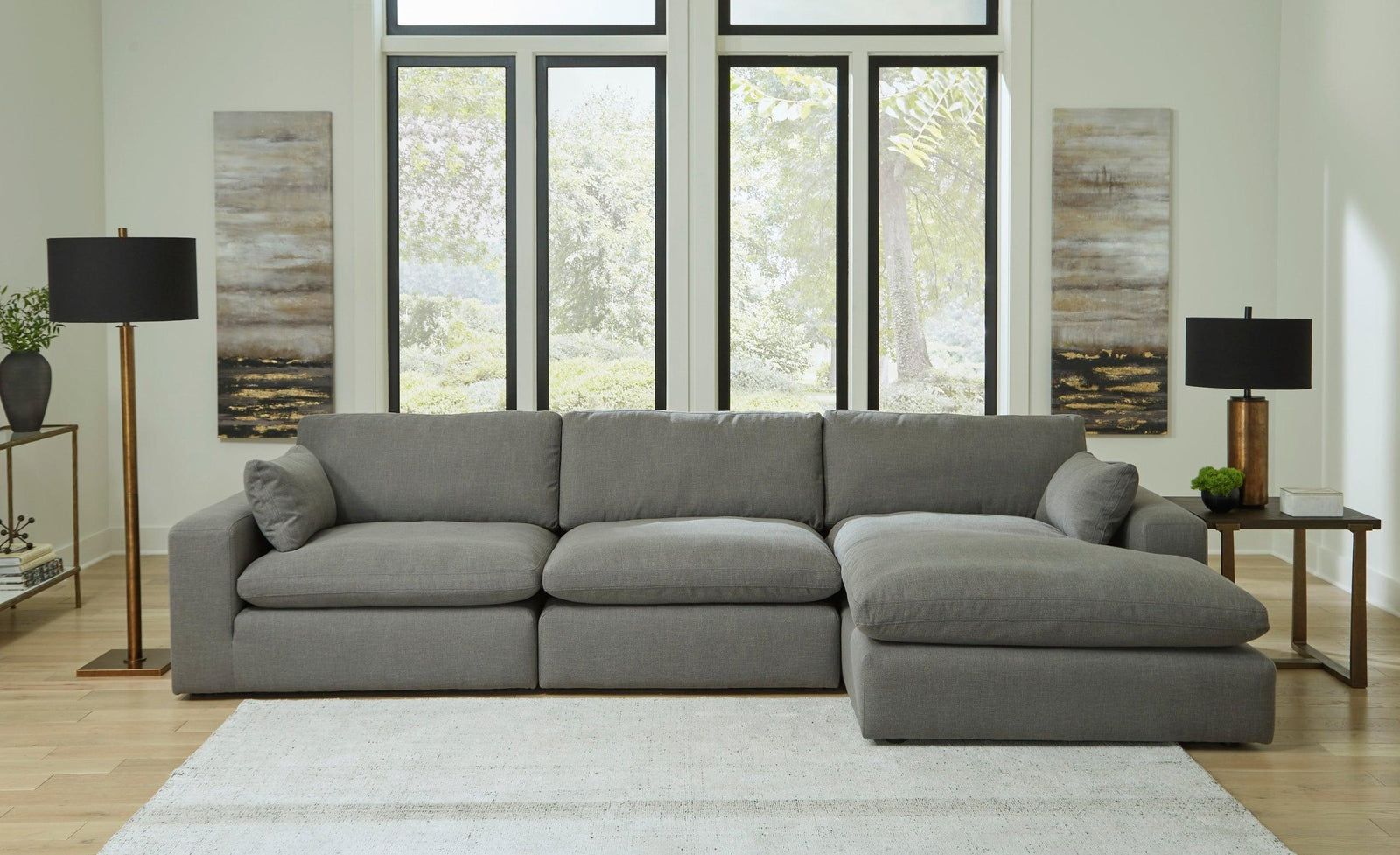 10007- 3Pc Sectional - Ella Furniture