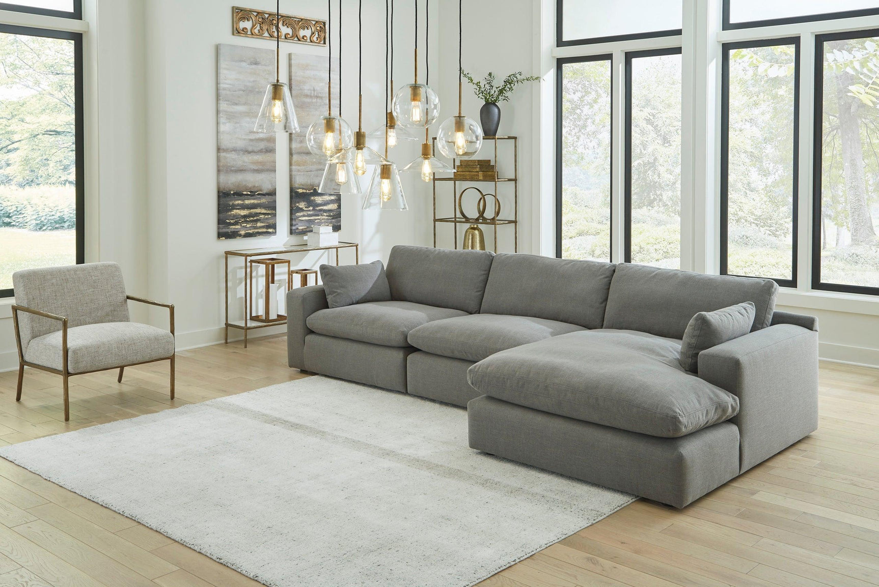 10007- 3Pc Sectional - Ella Furniture