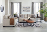 Ashley Pebble Modern Contemporary Solid Wood Fabric Upholstered Tufted Sofa & Loveseat - Ella Furniture