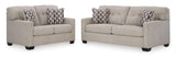 Ashley Pebble Modern Contemporary Solid Wood Fabric Upholstered Tufted Sofa & Loveseat - Ella Furniture