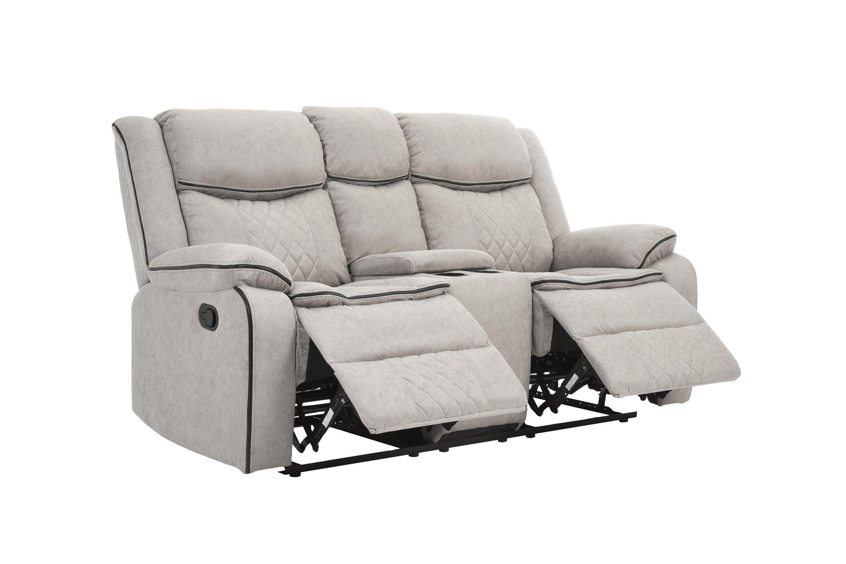 Weston Stone - 3Pc Reclining Living Room Set - Ella Furniture
