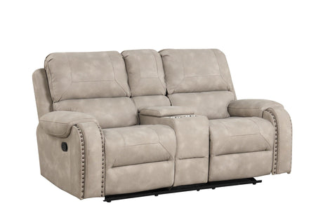 Titan1002-stone Oversized 3Pc Reclining Set - Ella Furniture
