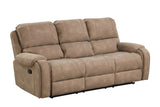Titan1001-latte Oversized 3Pc Reclining Set - Ella Furniture