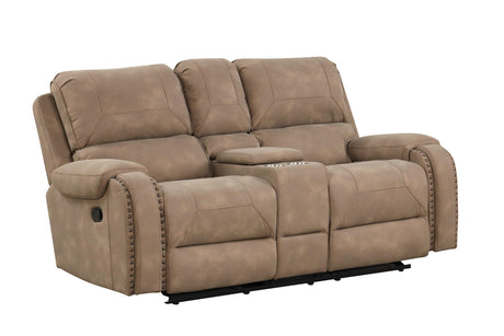 Titan1001-latte Oversized 3Pc Reclining Set - Ella Furniture