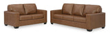 Ashley 556-03 Leather Sofa & Loveseat - Ella Furniture