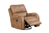 Titan2002-saddle Oversized 3Pc Reclining Set - Ella Furniture